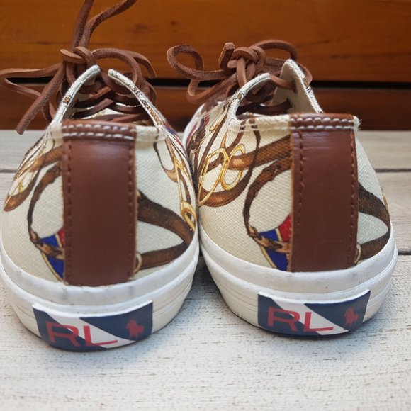 RALPH LAUREN PURPLE LABEL DECK SHOES 8.5 - Picture 5 of 6